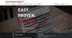 Desktop Screenshot of cmstest.scanmarket.com